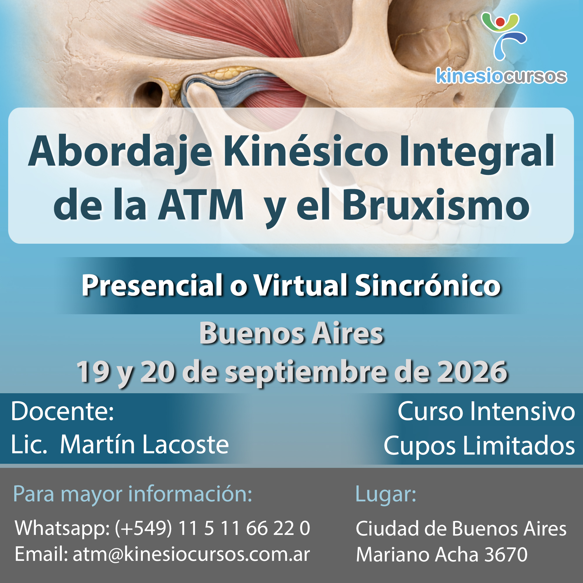 Abordaje Kinésico Integral de la A.T.M. y el Bruxismo