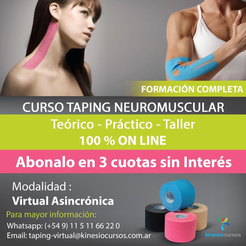 Curso de Taping Neuromuscular (Virtual Asincrónico)